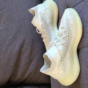 Men's Adidas Yeezy, white.